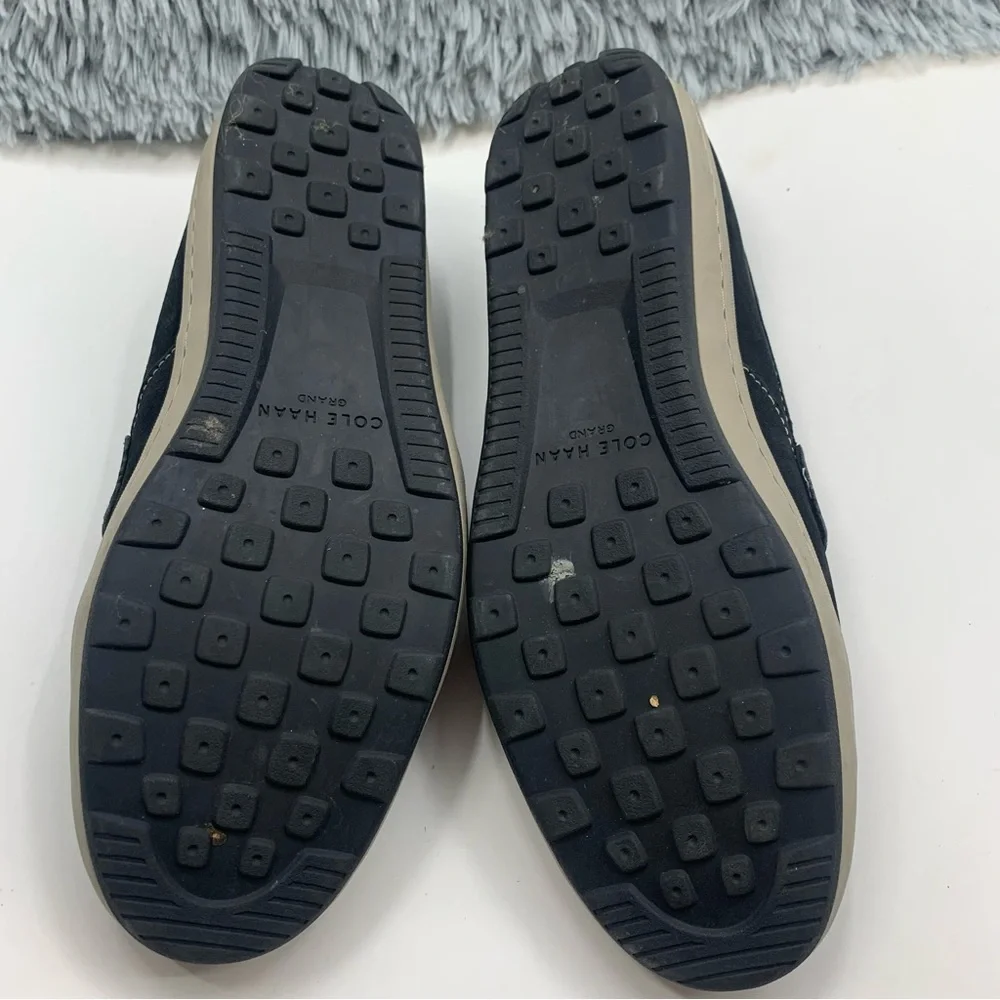 Cole Haan Loafers Shoes Mens Size 9 C30989 Claude Black Leather Driving Penny